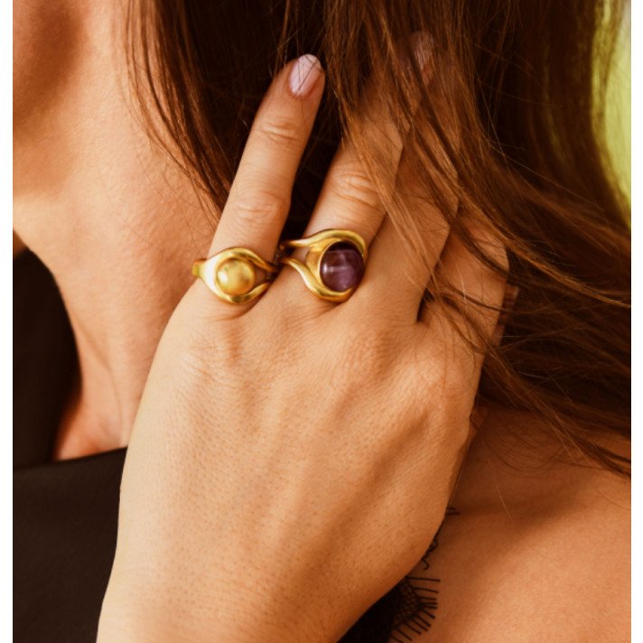 BAGUE AMETHYSTE OSMOSE CLARIS VIROT