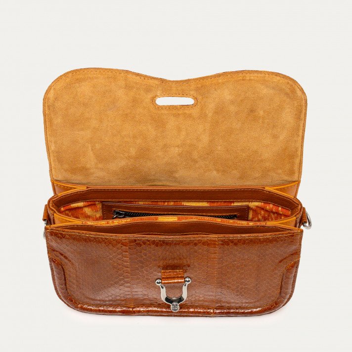 SAC MANON BAGUETTE COBRA MIEL CLARIS VIROT