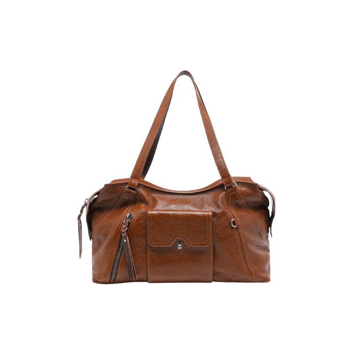 SAC JUNO SUEDE TABAC CLARIS VIROT