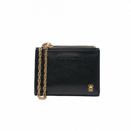 HECTOR PORTE MONNAIE NOIR CLARIS VIROT