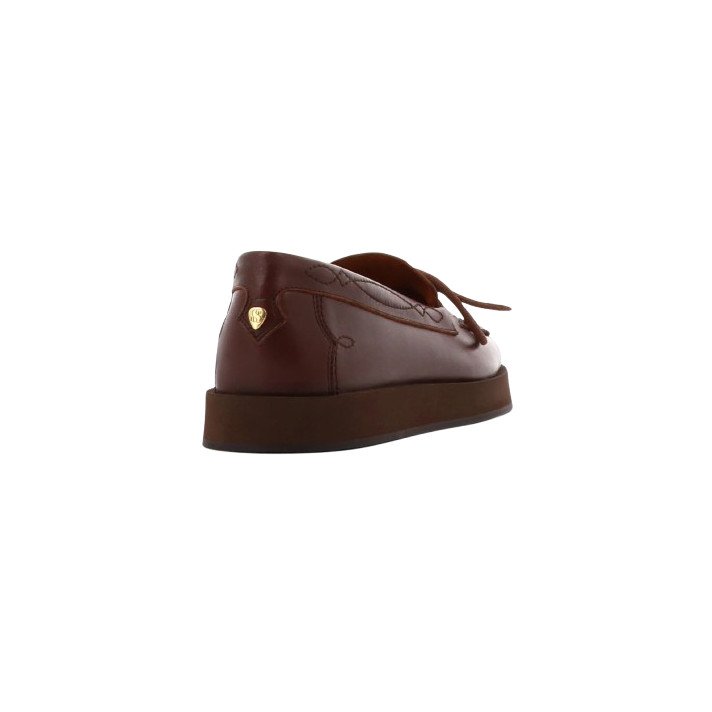 MOC TOTEM CUIR MARRON SOCQUE PARIS