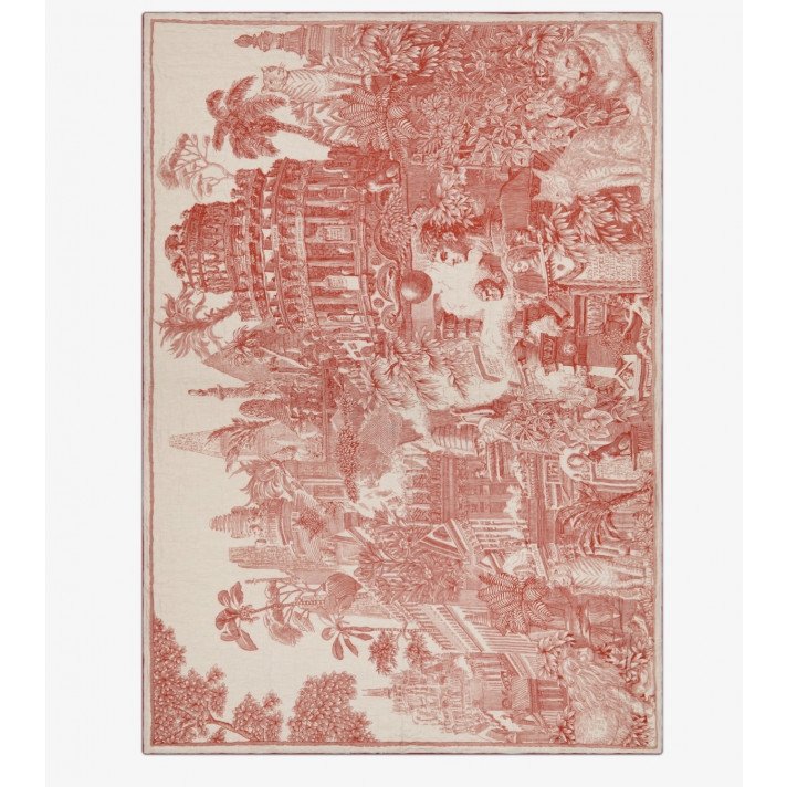 EDREDON PIRANESI ROUGE INOUI EDITIONS