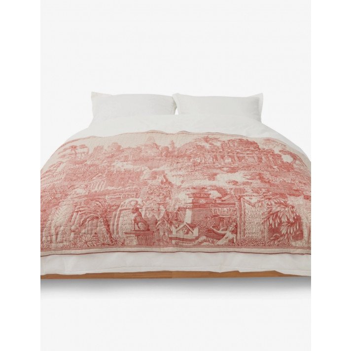 EDREDON PIRANESI ROUGE INOUI EDITIONS