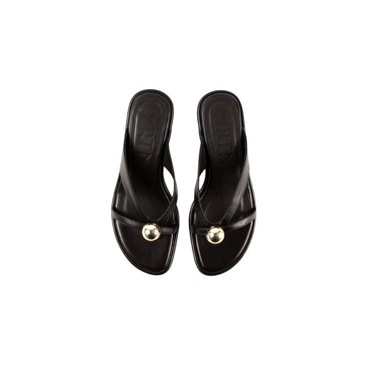 ESTELA MULE NOIR SOULIERS MARTINEZ