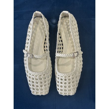 PARIS BALLERINE WHITE SOULIERS MARTINEZ