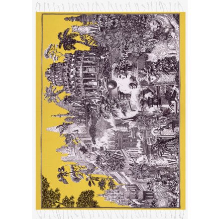 FOUTA 140 PIRANESI JAUNE INOUI ÉDITIONS