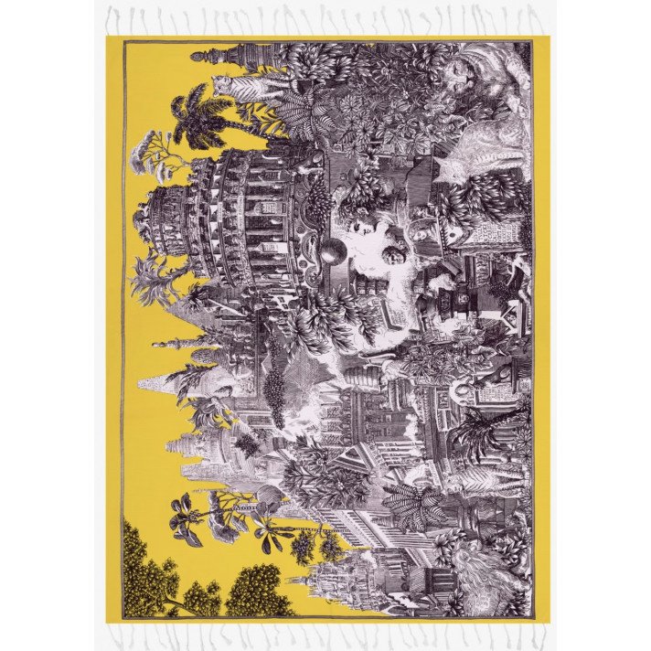 FOUTA 140 PIRANESI JAUNE INOUI ÉDITIONS