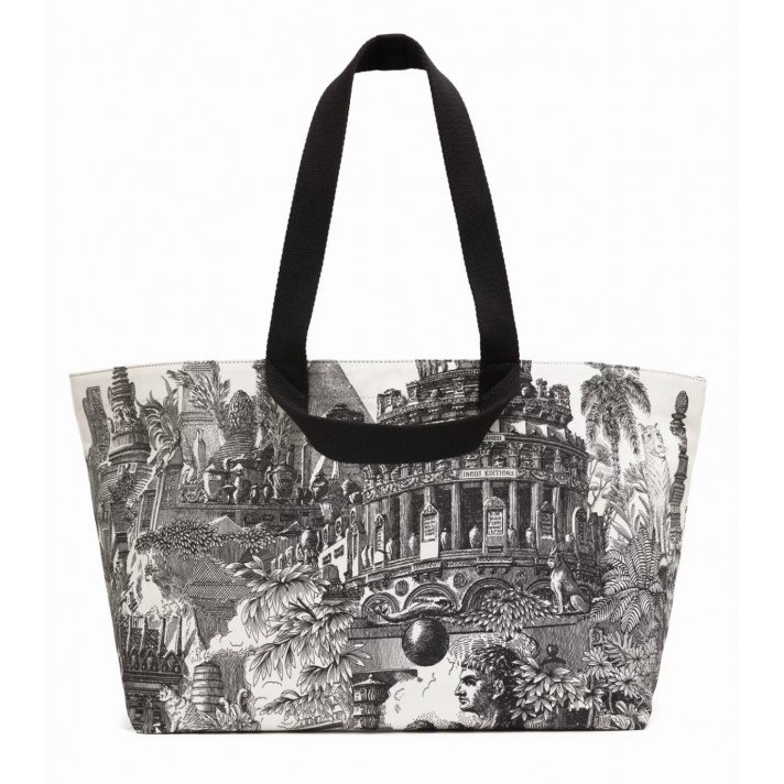 CABAS PIRANESI BLEU INOUI EDITIONS