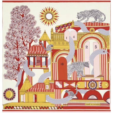 CARRE 100 TAJ BLANC INOUI EDITIONS