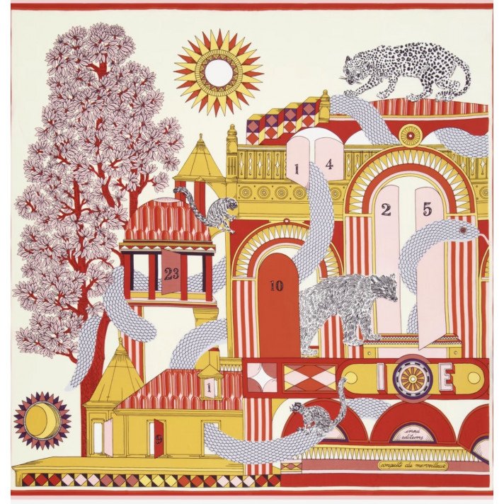 CARRE 100 TAJ BLANC INOUI EDITIONS