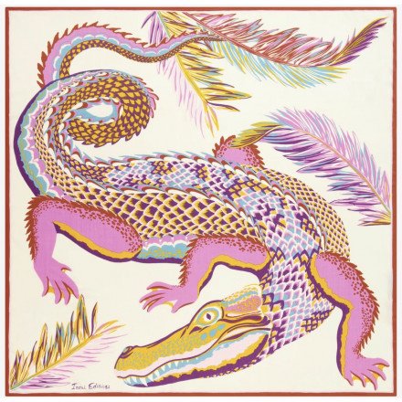 CARRE 100 CROCO BLANC INOUI ÉDITIONS