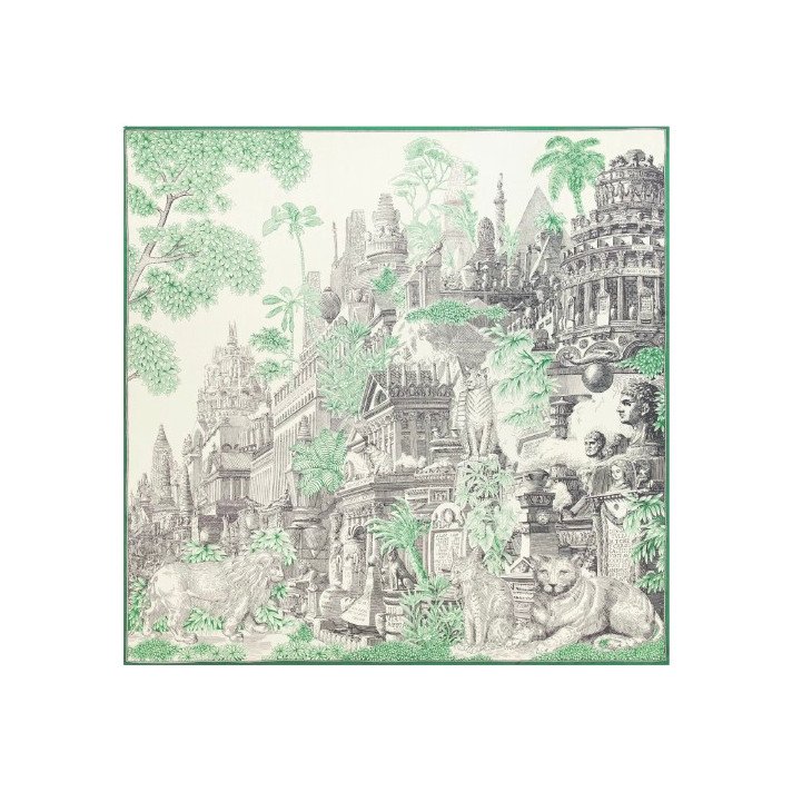 CARRE 130 PIRANESI VERT INOUI EDITIONS