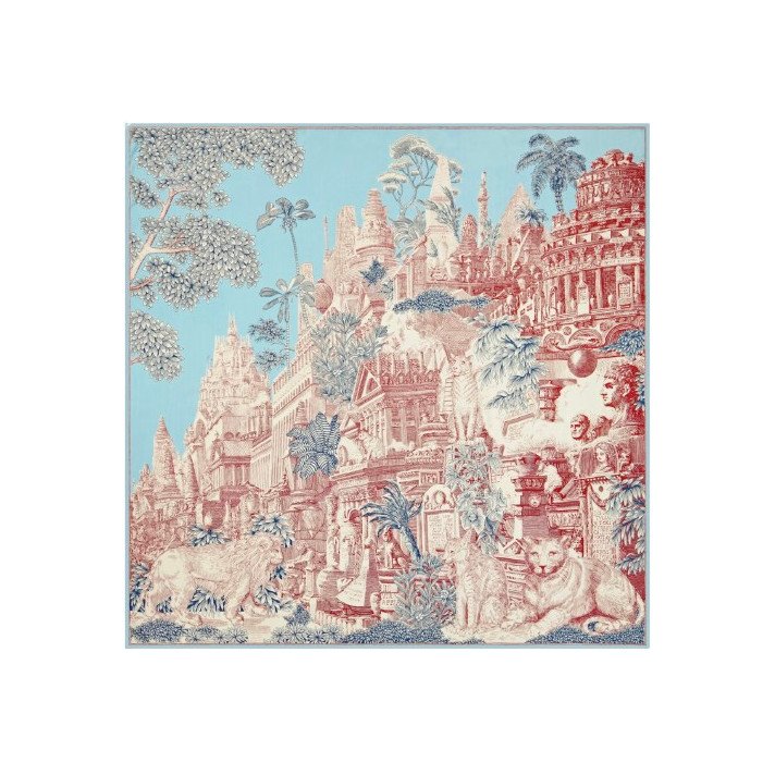 CARRE 130 PIRANESI TURQUOISE INOUI EDITIONS