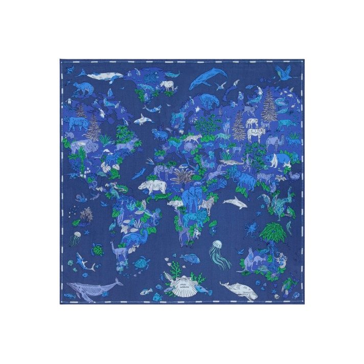 CARRE 130 ATLAS BLEU INOUI EDITIONS