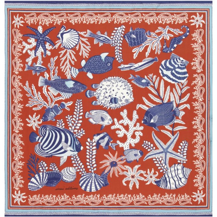 CARRE 65 NEPTUNE TERRACOTTA INOUI ÉDITIONS