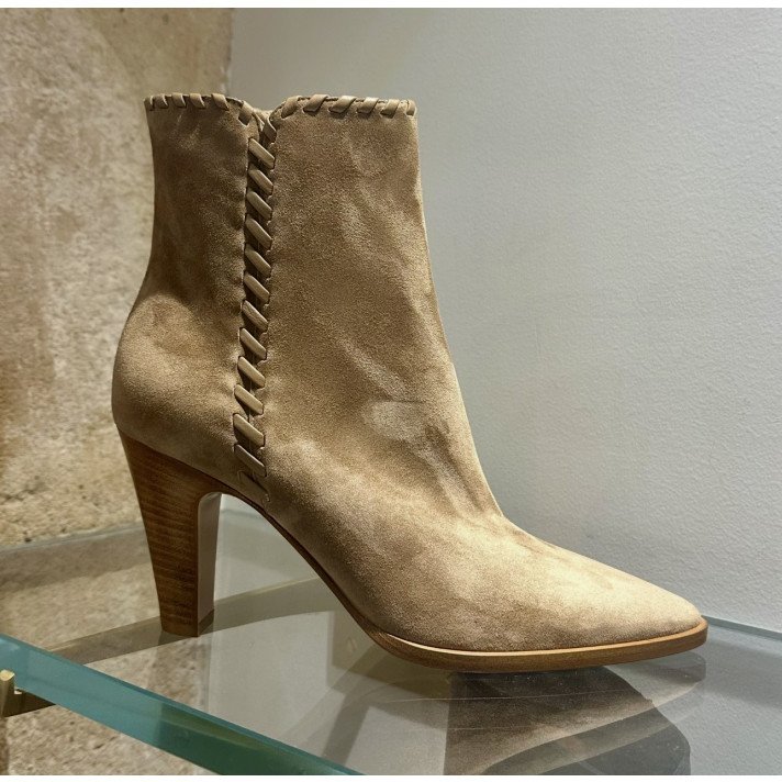 ZAIRA BOTTINE CAMEL GIANVITO ROSSI