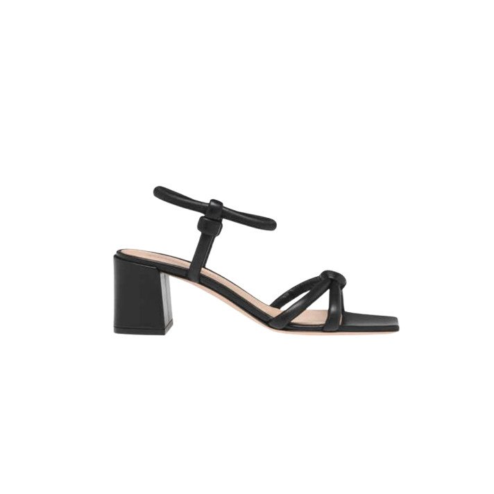 G32445 JUNO 55 SANDAL BLACK GIANVITO ROSSI