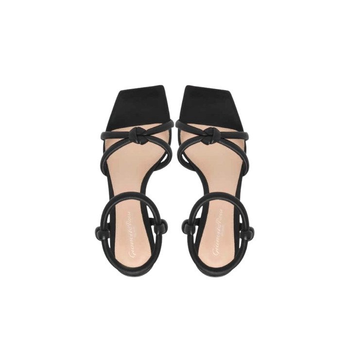 G32445 JUNO 55 SANDAL BLACK GIANVITO ROSSI