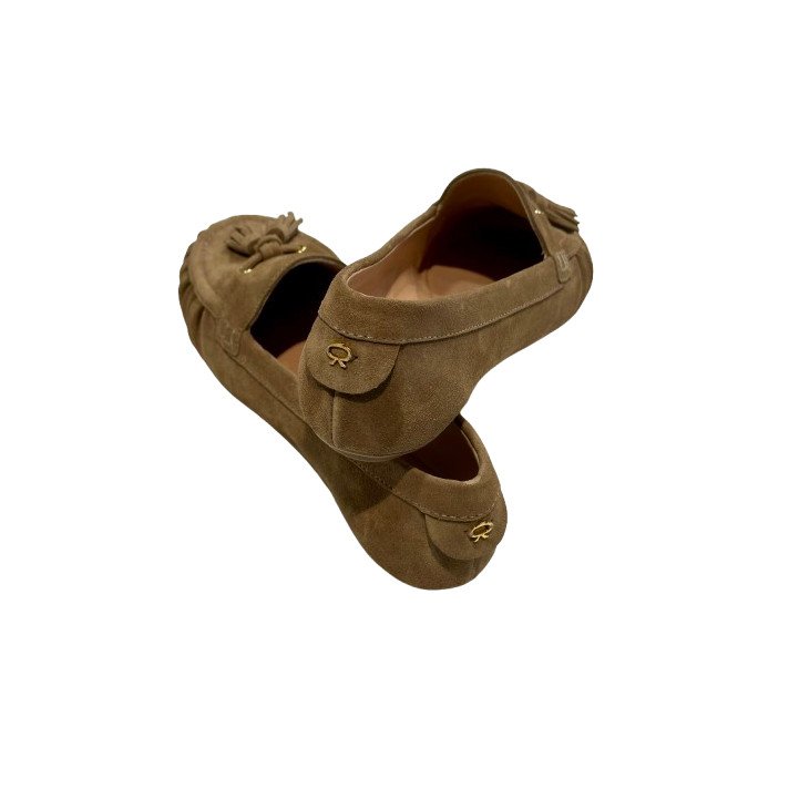 G25448 BALLERINE CAMEL GIANVITO ROSSI