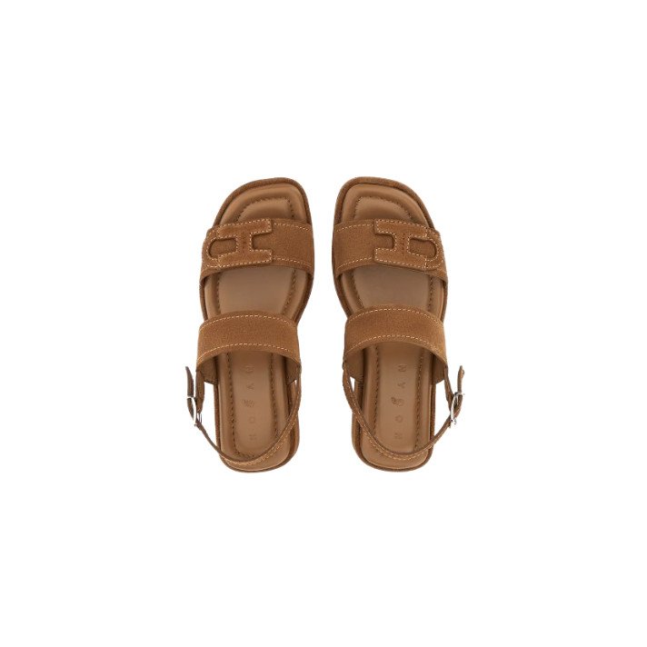 HXW7030 SANDALE HAUTE COGNAC HOGAN