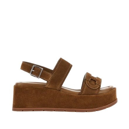 HXW7030 SANDALE HAUTE COGNAC HOGAN