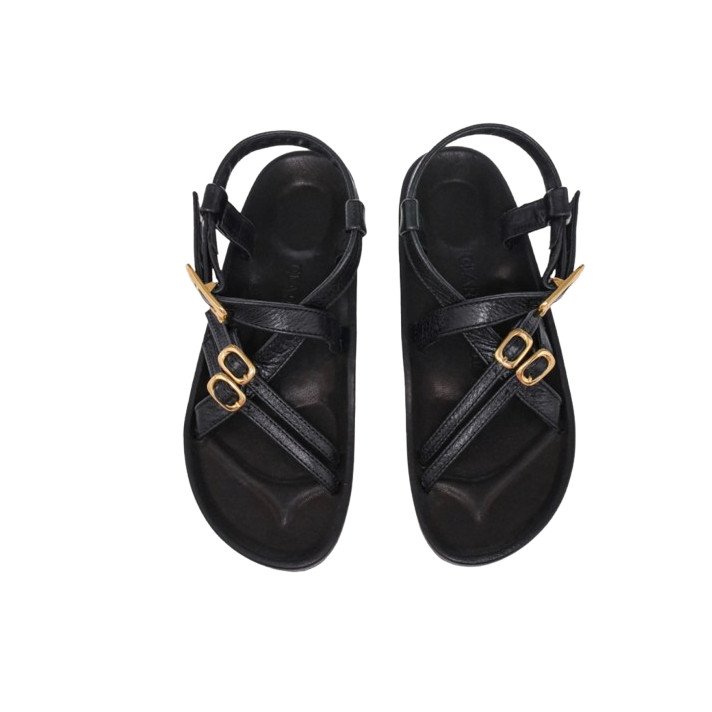 CLAUDETTE SANDALES NOIR CLARIS VIROT