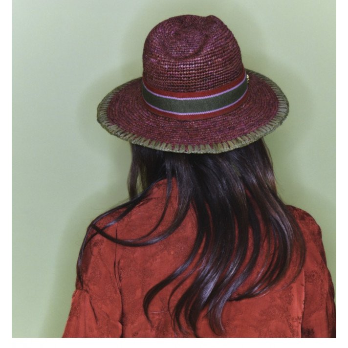 FEDORA CHAPEAU RAPHIA THYMAROISE CLARIS VIROT