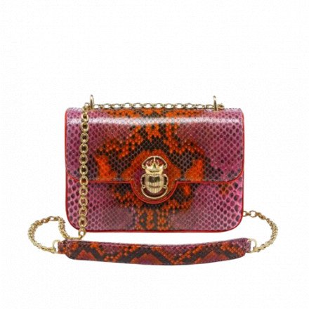 SAC AVA MEDIUM PYTHON ABRICOT CLARIS VIROT