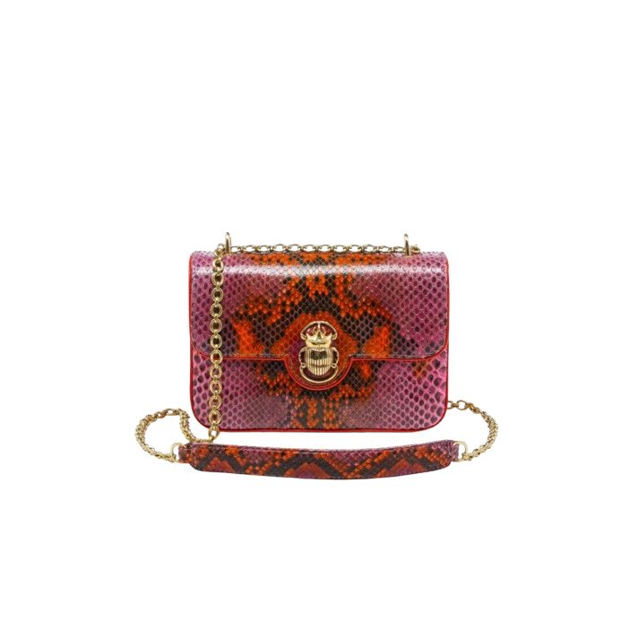 SAC AVA MEDIUM PYTHON ABRICOT CLARIS VIROT