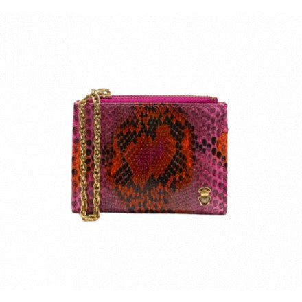 PORTE MONNAIE HECTOR PYTHON ABRICOT CV