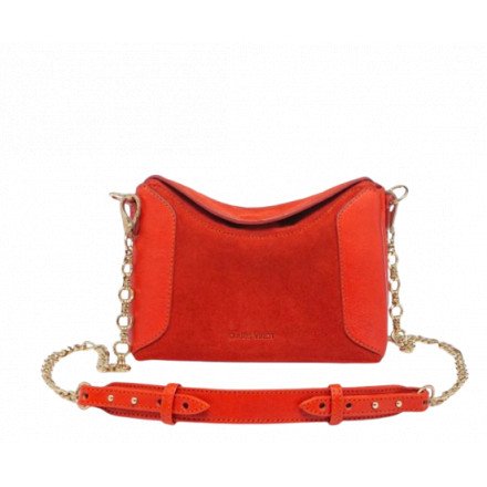 MINI GAIA SAC SUEDE COQUELICOT CV