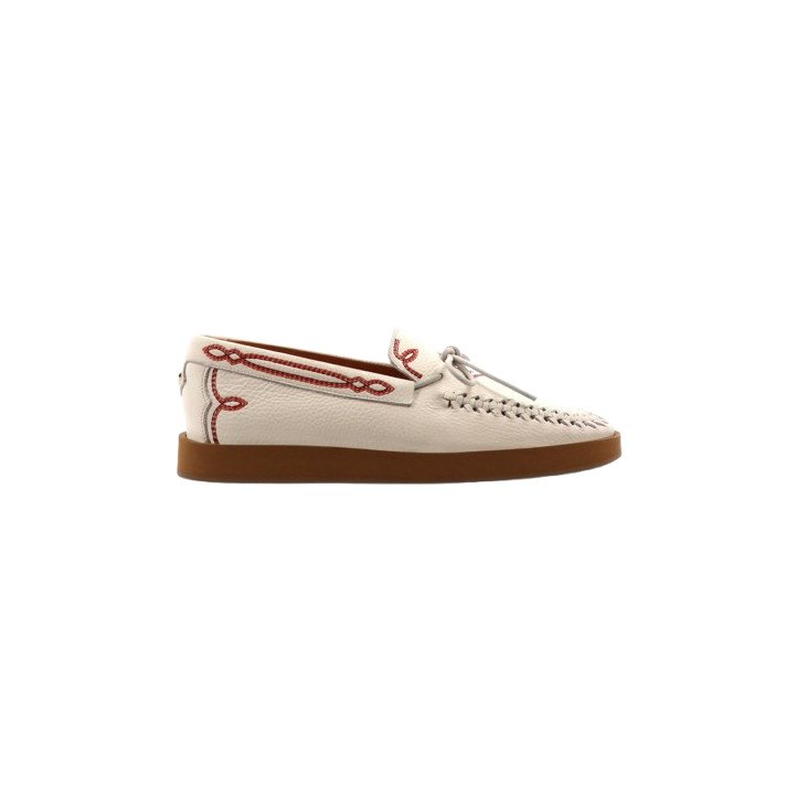 TOTEM MOC CUIR CREME SOCQUE PARIS