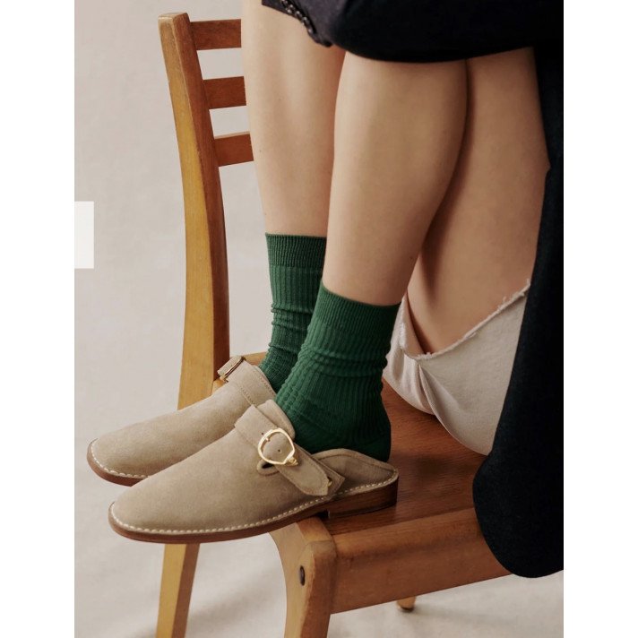 LUCCA DAIM TAUPE SOCQUE PARIS