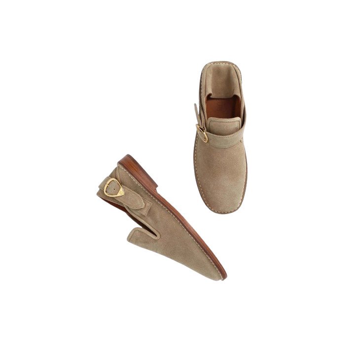 LUCCA DAIM TAUPE SOCQUE PARIS