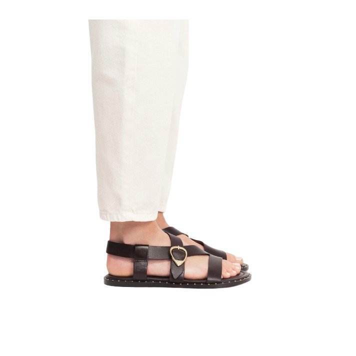 HYDRA CUIR CHOCOLAT SOCQUE PARIS