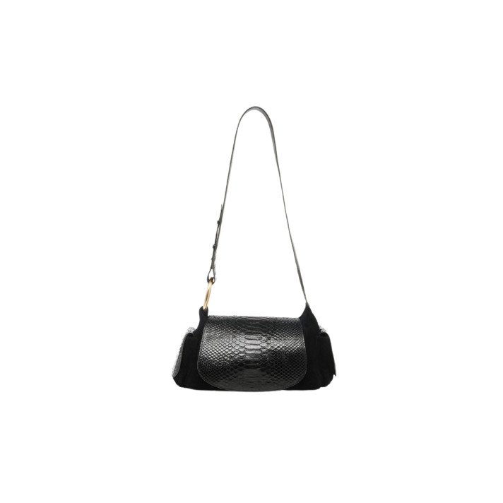 SAC MARINE PYTHON NOIR CLARIS VIROT