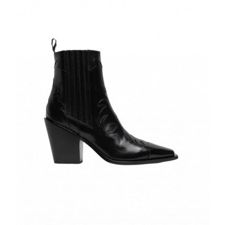 BOTTINE 85 SR4810 PARMA NERO FLAMME SARTORE