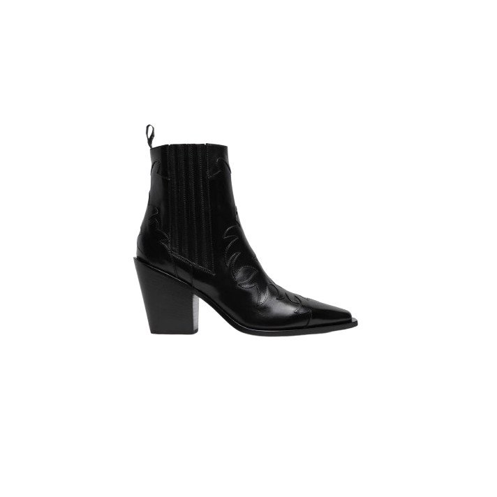 BOTTINE 85 SR4810 PARMA NERO FLAMME SARTORE