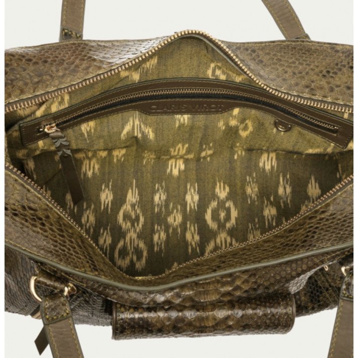 SAC JUNO PYTHON KAKI CLARIS VIROT