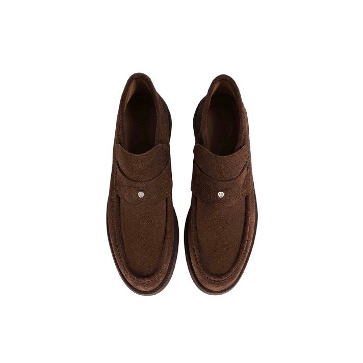 BOOT RIVER SUEDE CHOCOLAT SOCQUE PARIS