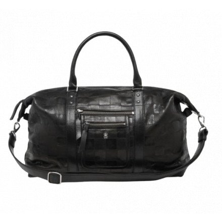 SAC ROGER XS EMBOSSE CHECK NOIR CLARIS VIROT