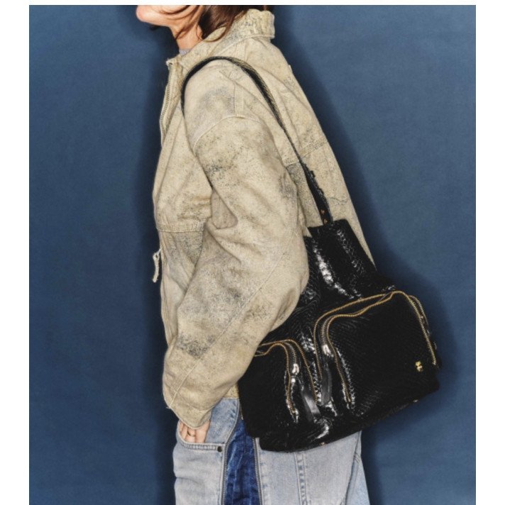 SAC LENNY PYTHON NOIR CLARIS VIROT