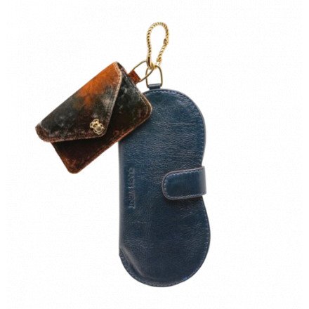 CHARM PEDRO VELOURS TERRACIELO/NERAZZURO CLARIS VIROT