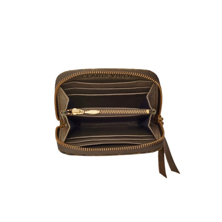 PORTE MONNAIE MINI BOB PYTHON KAKI CLARIS VIROT