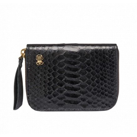 PORTE MONNAIE MINI BOB PYTHON  NOIR CLARIS VIROT